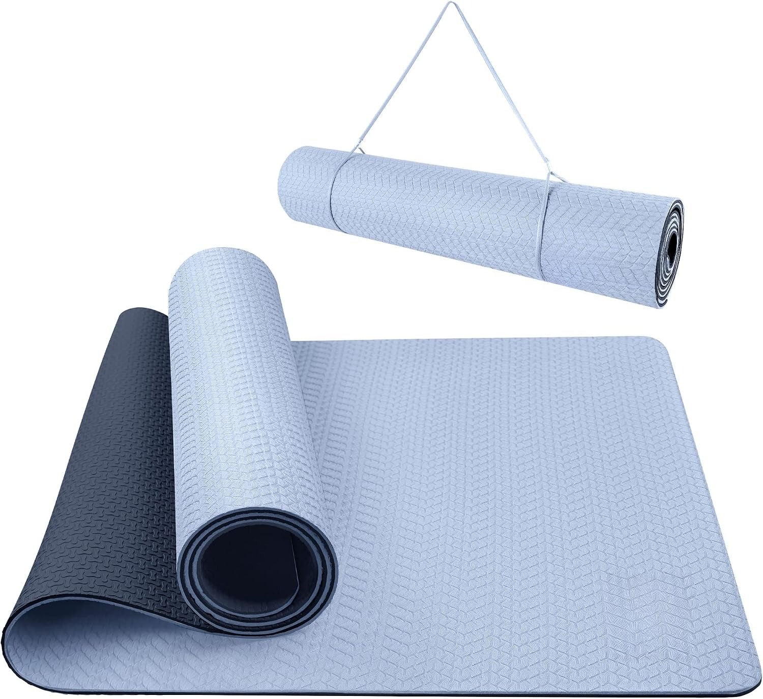 6mm Eco‑Friendly Non‑Slip Yoga Mat 72"x24"
