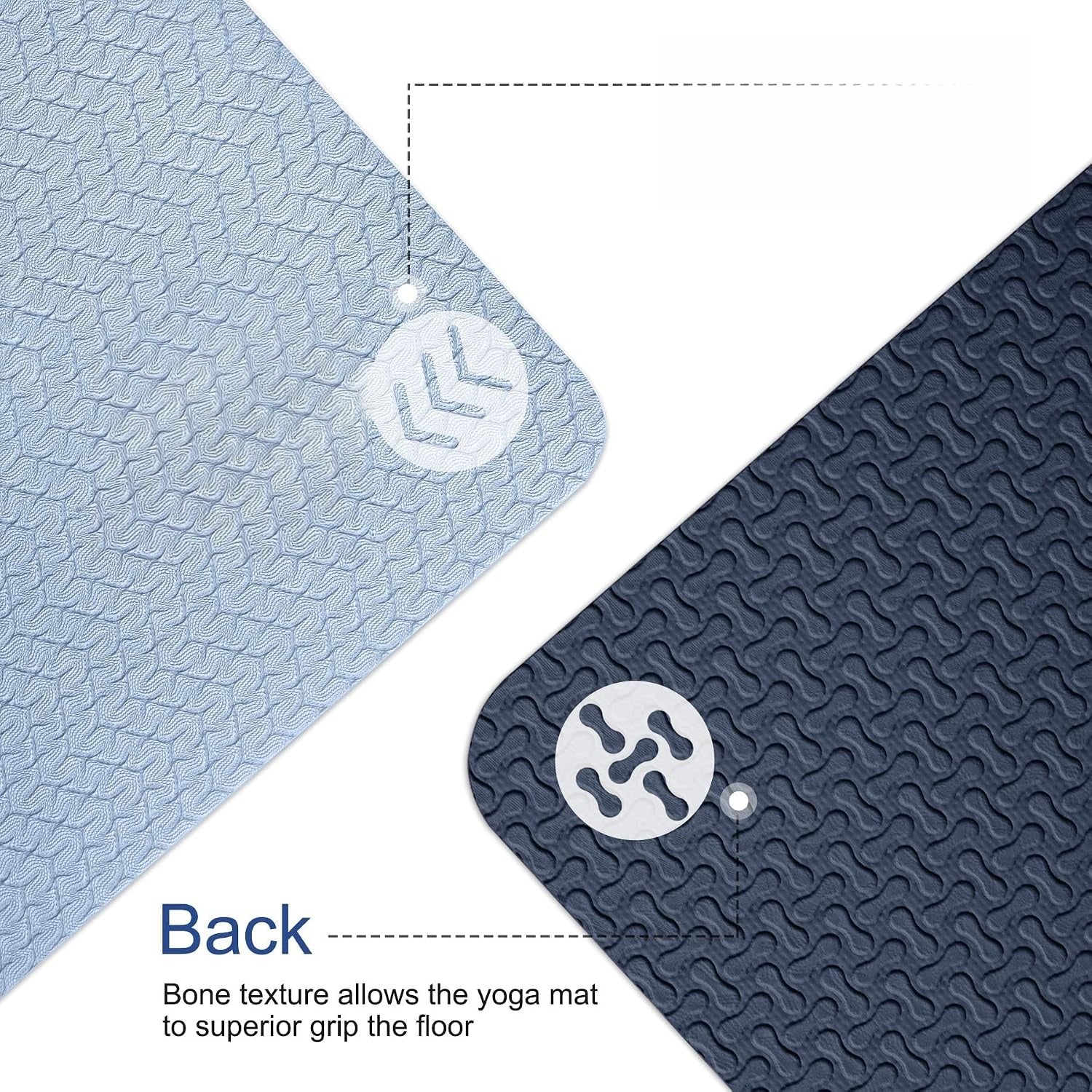 6mm Eco‑Friendly Non‑Slip Yoga Mat 72"x24"