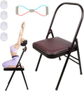 Brown Yoga Chair Set