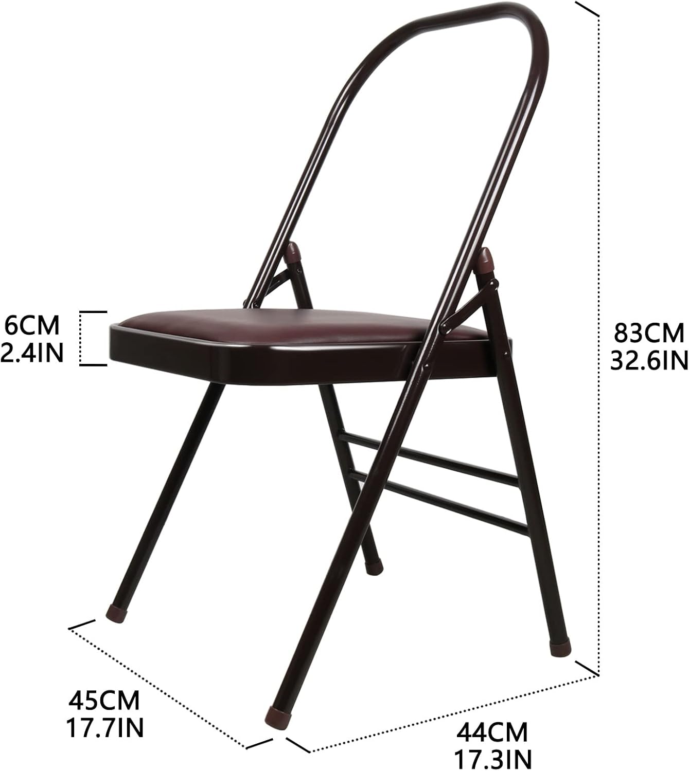 Brown Yoga Chair Set