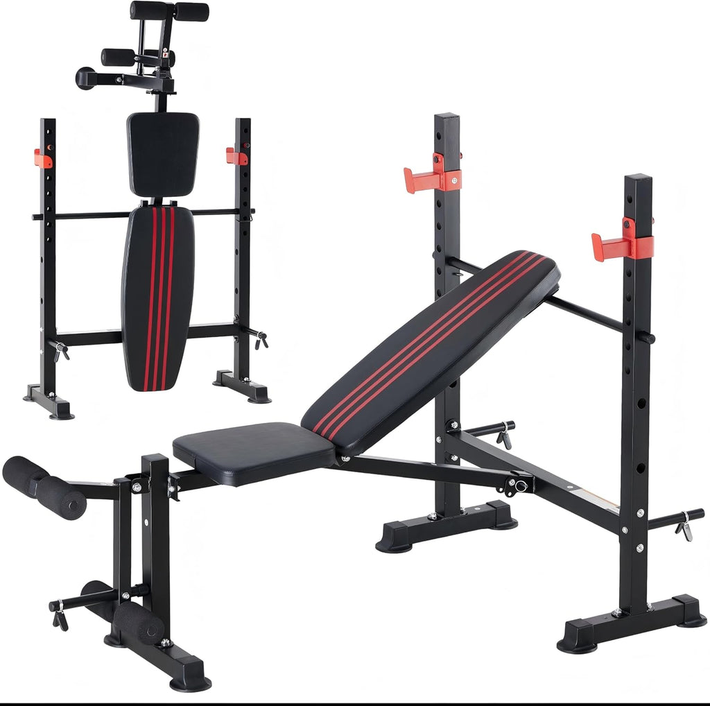 650LBS Foldable Adjustable Weight Bench