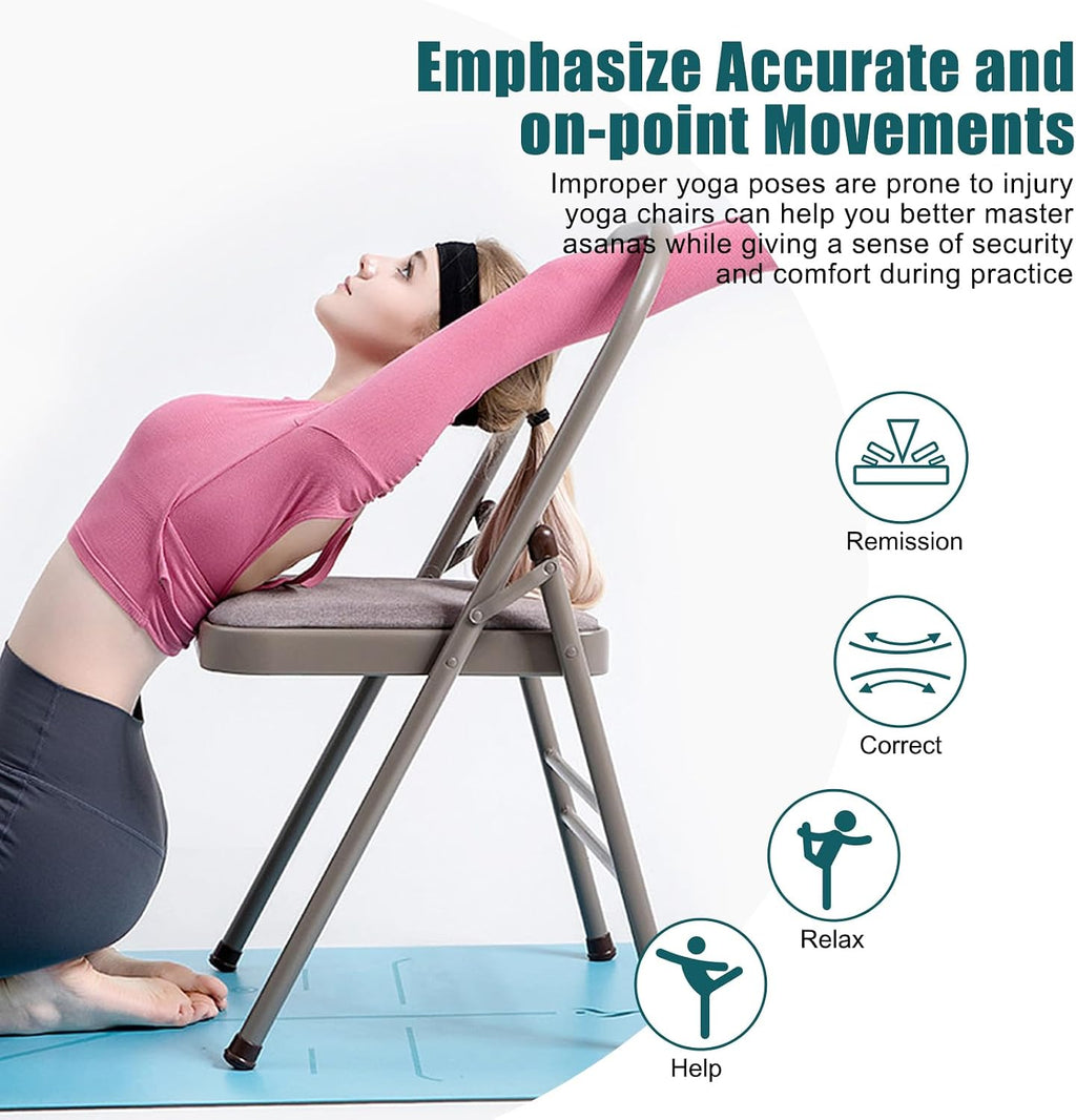 Foldable Backless Yoga Chair
