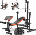 9‑in‑1 900LB Olympic Weight Bench Set