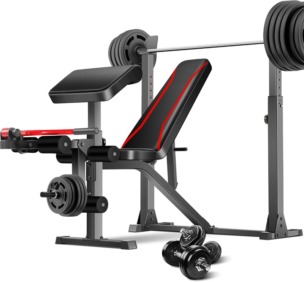 900LBS Adjustable Olympic Weight Bench