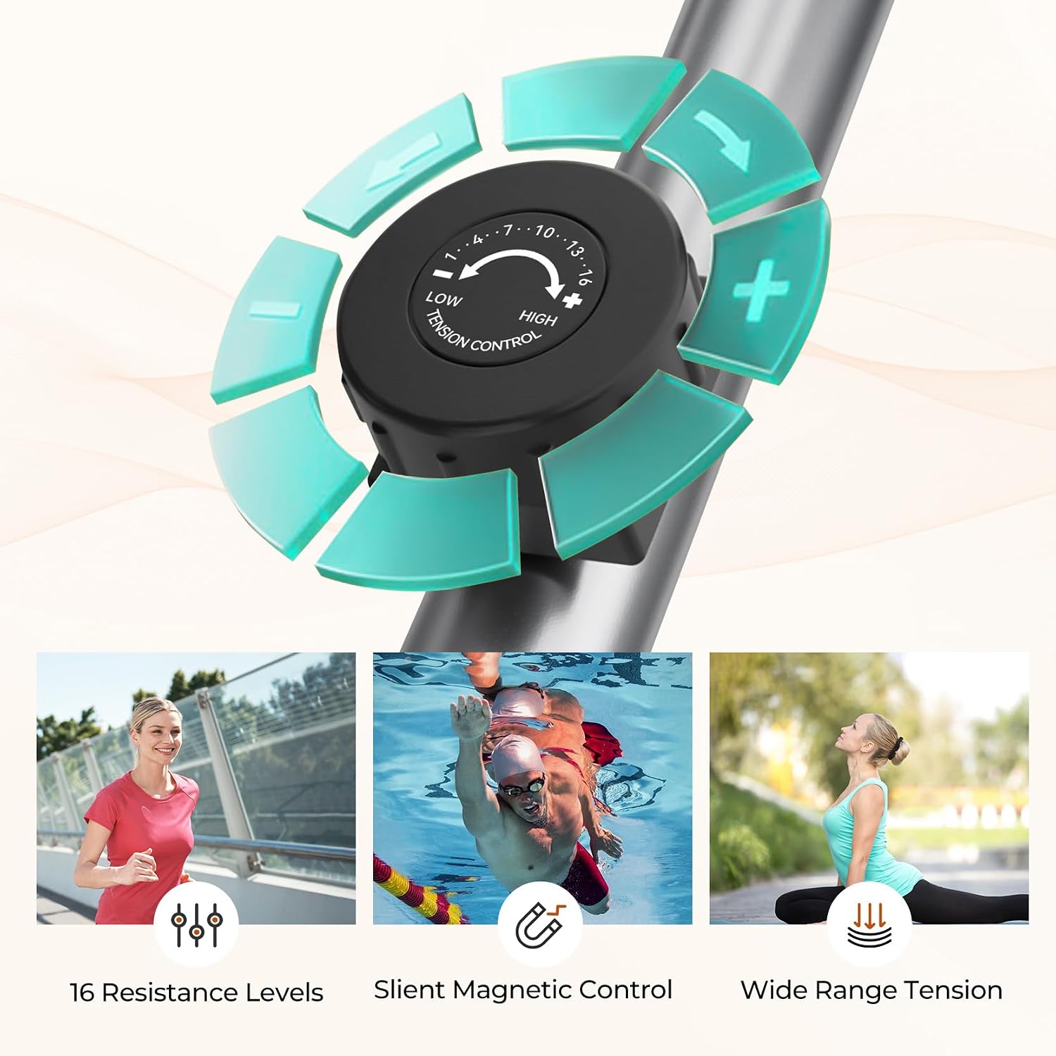 Magnetic Home Elliptical Exercise Machine