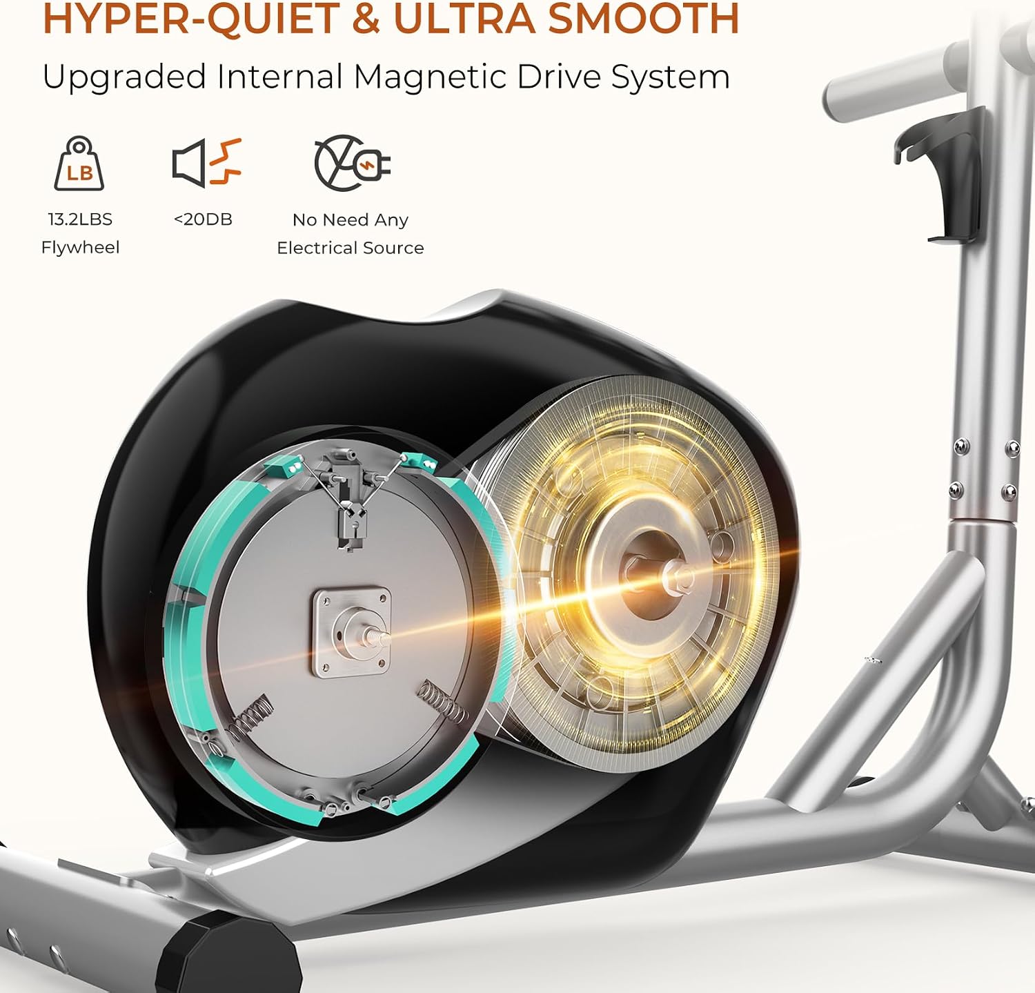 Magnetic Home Elliptical Exercise Machine