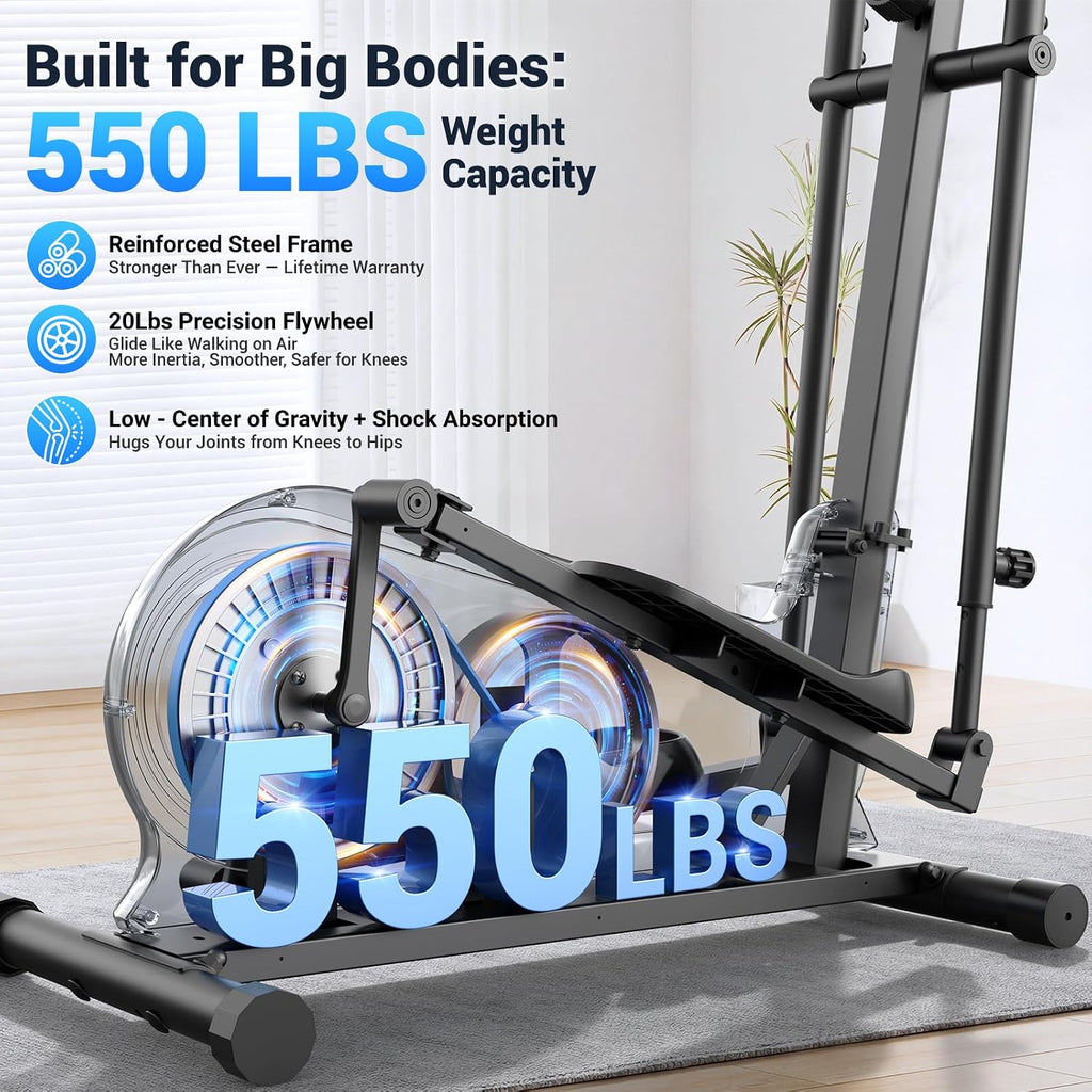 Foldable Elliptical Trainer 16" Stride