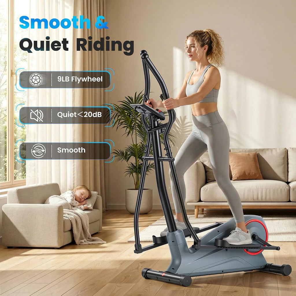 Home Magnetic Elliptical Trainer 300LBS Capacity