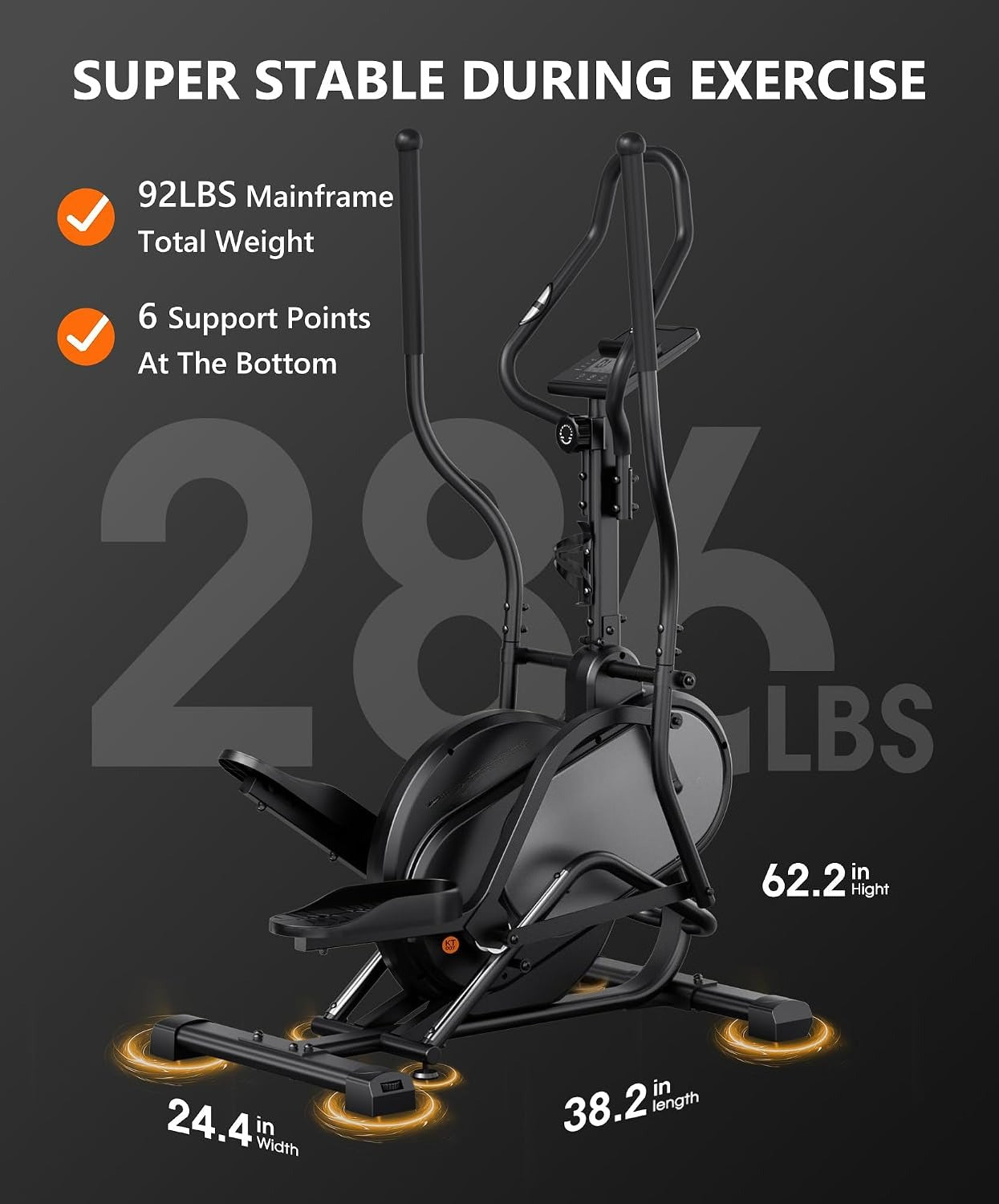 Home Cardio Elliptical Climber Machine