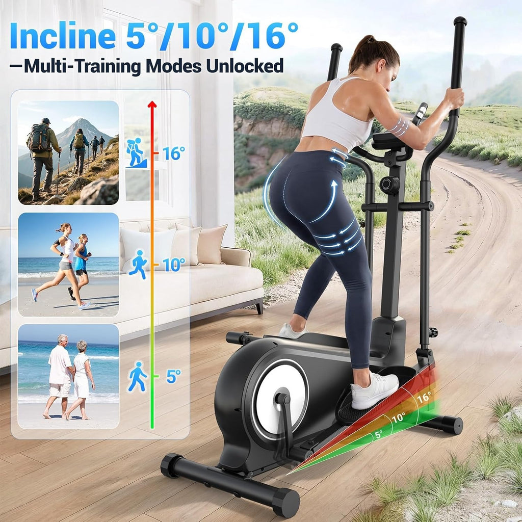Foldable Elliptical Trainer 16" Stride