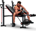 Multi‑Functional Weight Bench with Squat Rack