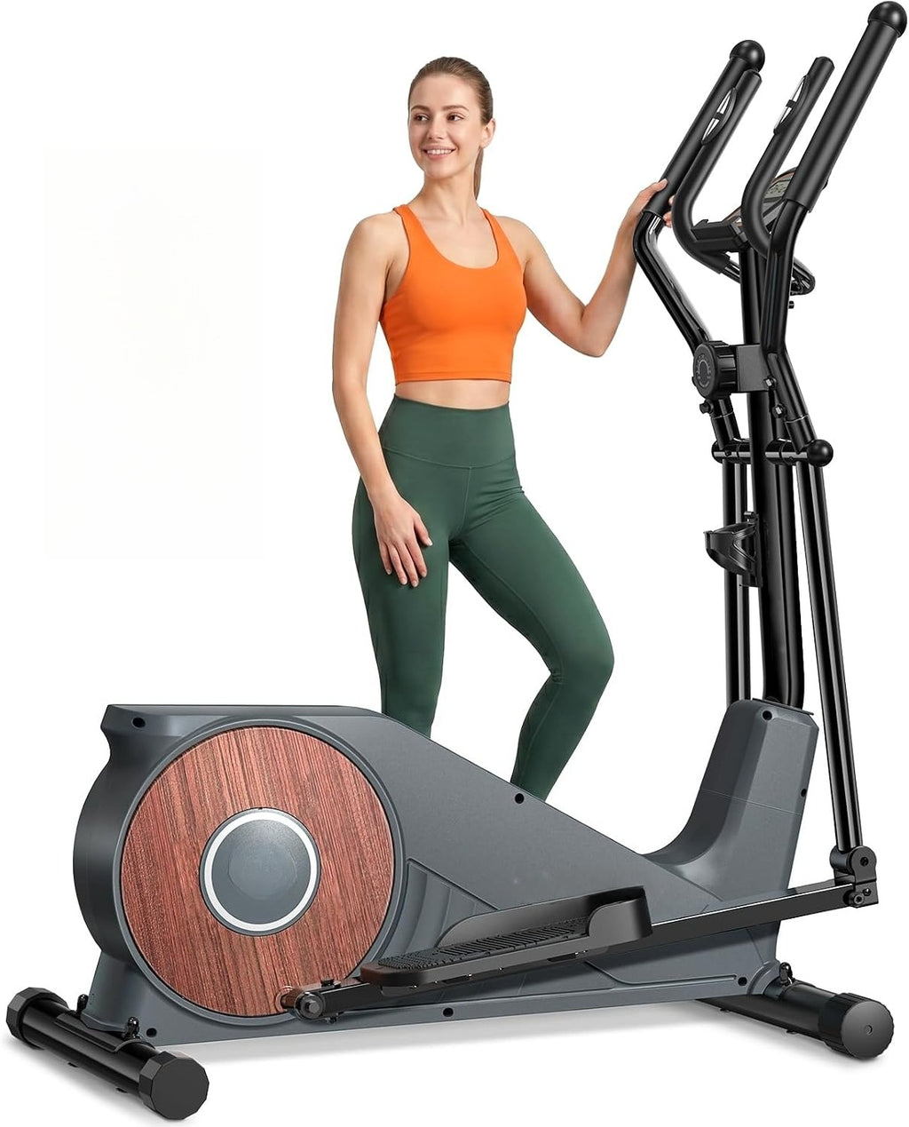 Home Elliptical Exercise Machine 15.5IN Stride