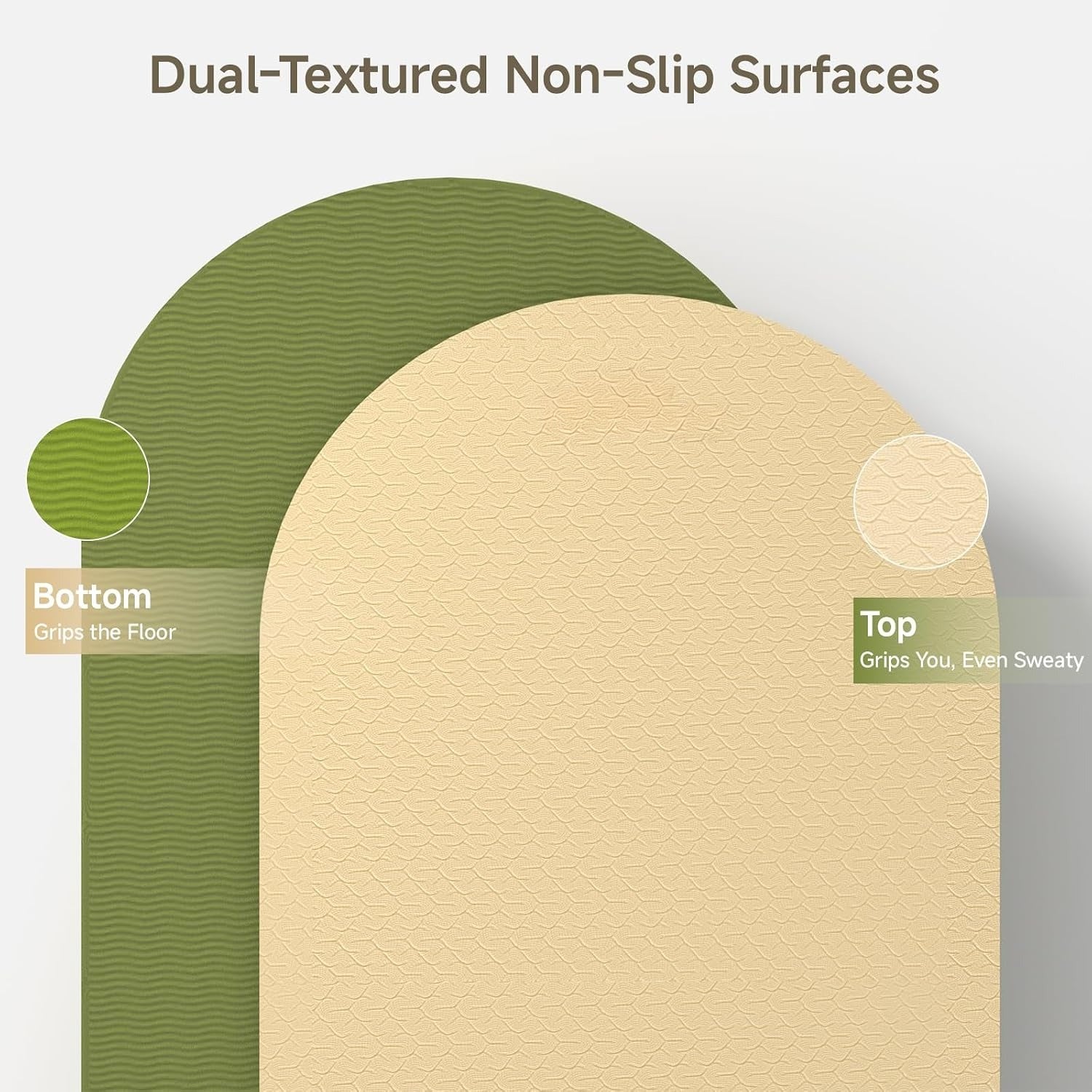 10mm TPE Extra Thick Yoga Mat 74"x28"