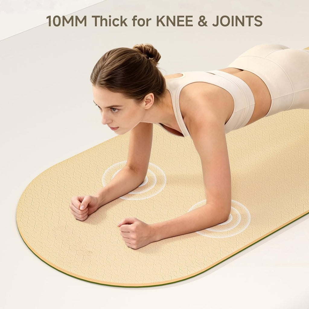 10mm TPE Extra Thick Yoga Mat 74"x28"